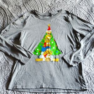 Old Navy Simpsons Christmas Shirt